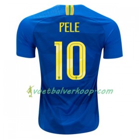 Brazilië Pele 10 Uitshirt WK voetbal 2018